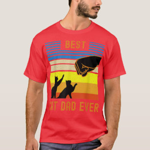 Best Cat Dad Ever Fist Bump For Fur Daddies T-Shirt