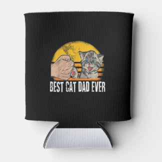 Best Cat Dad Ever | Funny Cat Daddy Father Gift Can Cooler