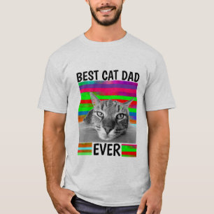 BEST CAT DAD EVER MENS T-SHIRTS