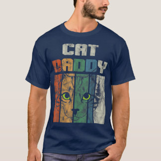 Best Cat Dad Ever, Retro Father's Day, Vintage Cat T-Shirt