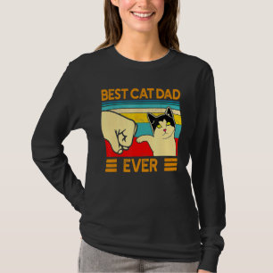 Best Cat Dad Ever T- Cat Daddy Father Day 4 T-Shirt