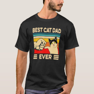 Best Cat Dad Ever T- Cat Daddy Father Day 5 T-Shirt