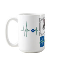 Best Cat Dad heartbeat modern design