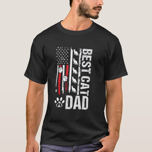 Best Cat Dad T-Shirt (Front)
