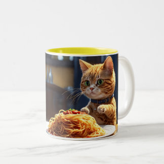 Best Cat Dad  Two-Tone Coffee Mug