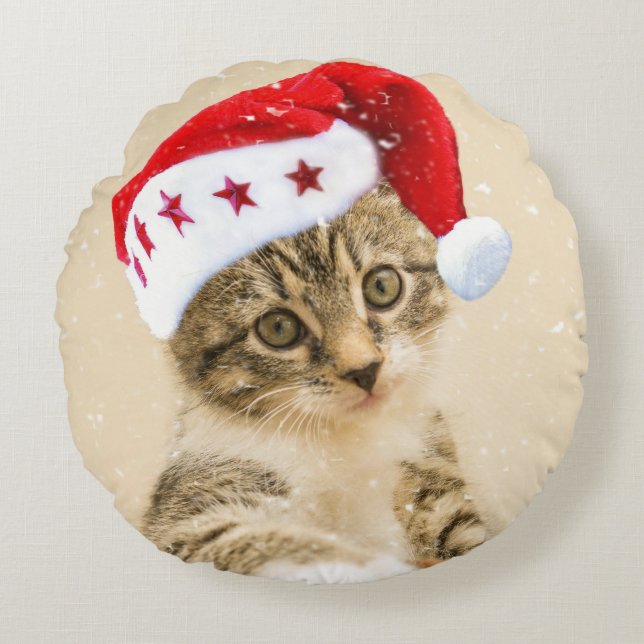 BEST CAT EVER  ROUND PILLOW (Front)