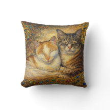 Best Cat Friends Klimt-inspired