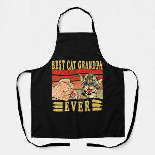 Best Cat Grandpa Ever, Cat Fathers Day Birthday Apron