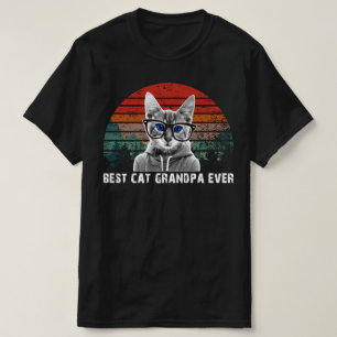 Best cat grandpa ever T-Shirt