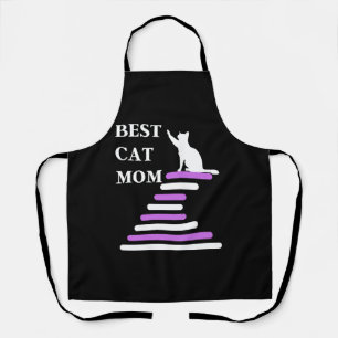 Best Cat Mom    Apron
