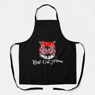 Best Cat Mom Cats Women Cat Mom Motif Apron