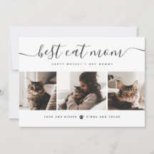 Best Cat Mom: Custom Mother's Day Cat Photo