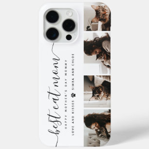 Best Cat Mom: Custom Mother's Day Cat Photo iPhone 15 Pro Max Case