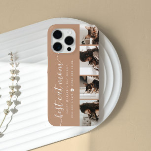 Best Cat Mom: Custom Mother's Day Cat Photo iPhone 15 Pro Max Case