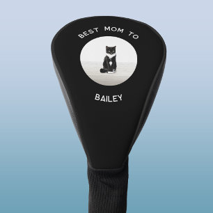 Best Cat Mom Custom Text Photo Keepsake Golf Head Cover