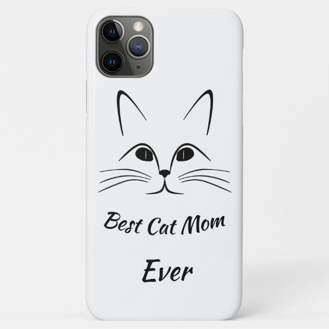 Best Cat Mom Ever Case-Mate iPhone Case (Back)