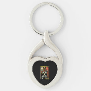 Best cat mom ever cat cat mom gift keychain