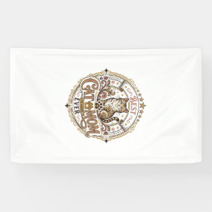 Best Cat Mom Ever Cat Mom Dad Parent Vintage Vecto Banner