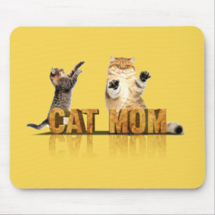Best cat mom ever cat mom gift mouse pad