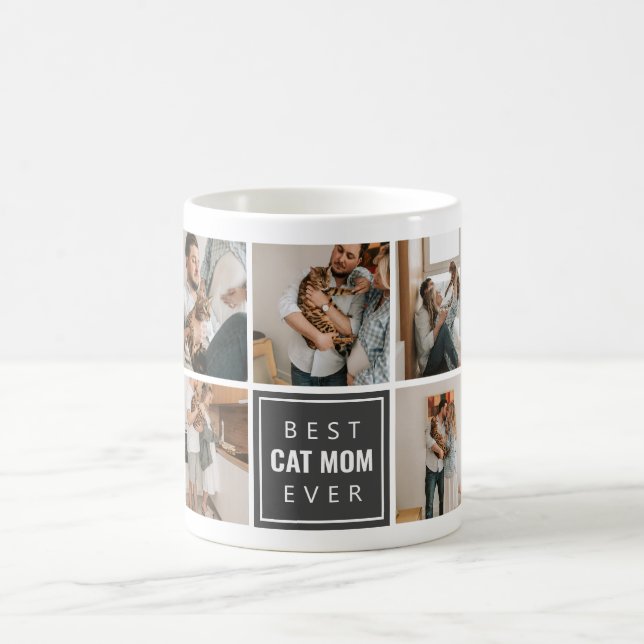 Best Cat Mom Ever Coffee Mug (Center)