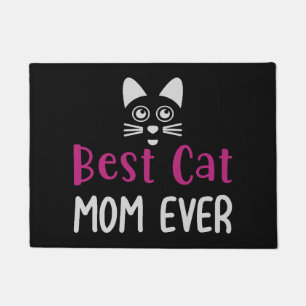 BEST CAT MOM EVER DOORMAT