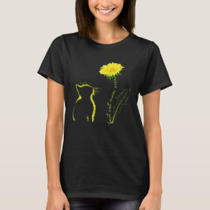 Best Cat Mom Ever Flower Cat Mom Dandelion Mother  T-Shirt