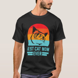 Best Cat Mom Ever Happy Cat Mommy Mother Mama Son T-Shirt