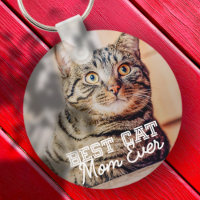 Best Cat Mom Ever Modern Custom Pet Photo