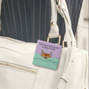 Best Cat Mom Ever! Mother's Day 2 Inch Square Button