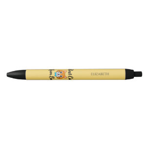 Best Cat Mom Ever Personalize Black Ink Pen