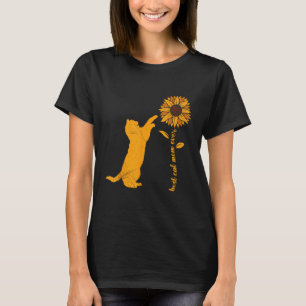 Best Cat Mom ever Sunflower Cat  Kitty Kitten T-Shirt