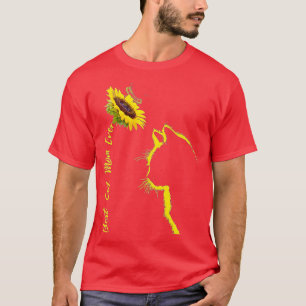 Best Cat Mom Ever Sunflower Mothers Day Gifts For T-Shirt