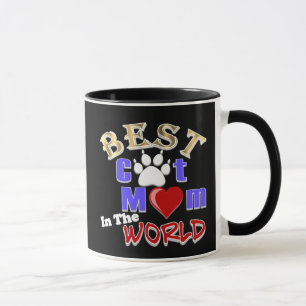Best Cat Mom In The World Gifts for Mother's Day Mug