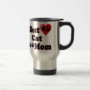 Best Cat Mom Merchandise for Mother's Travel Mug