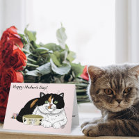 Best Cat Mom Spoiled Calico Mother’s Day Pink