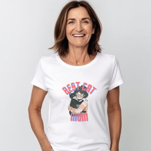 Best Cat Mom Tshirt, Gift for Cat Mom T-Shirt