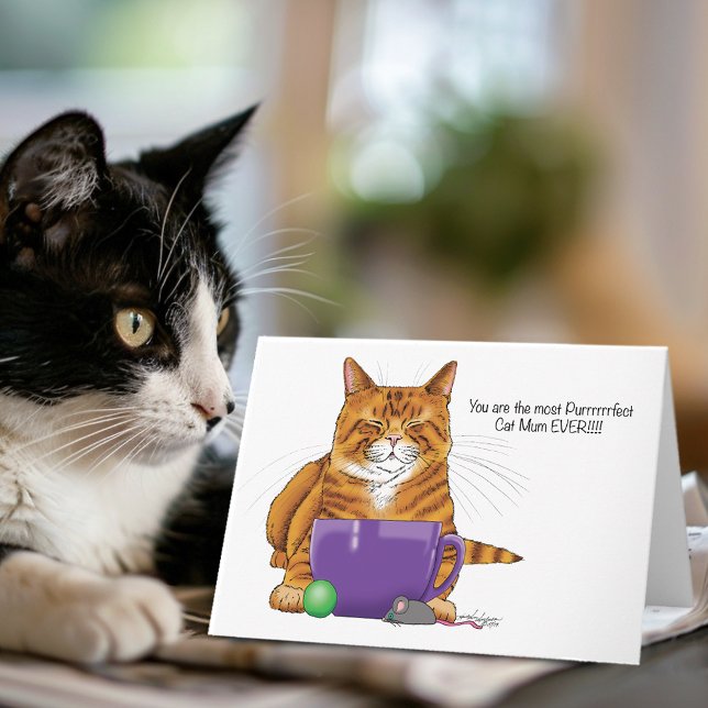 Best Cat Mum Ever!  Card (Creator Uploaded)