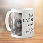 Best Cat Mum Ever Personalized Photos Coffee Mug<br><div class="desc">Celebrate the best cat mom ever on Mother's Day,  Christmas or her birthday with this unique personalized mug. You can easily add two photos of her cat or cats and add the cats' names and the year.</div>