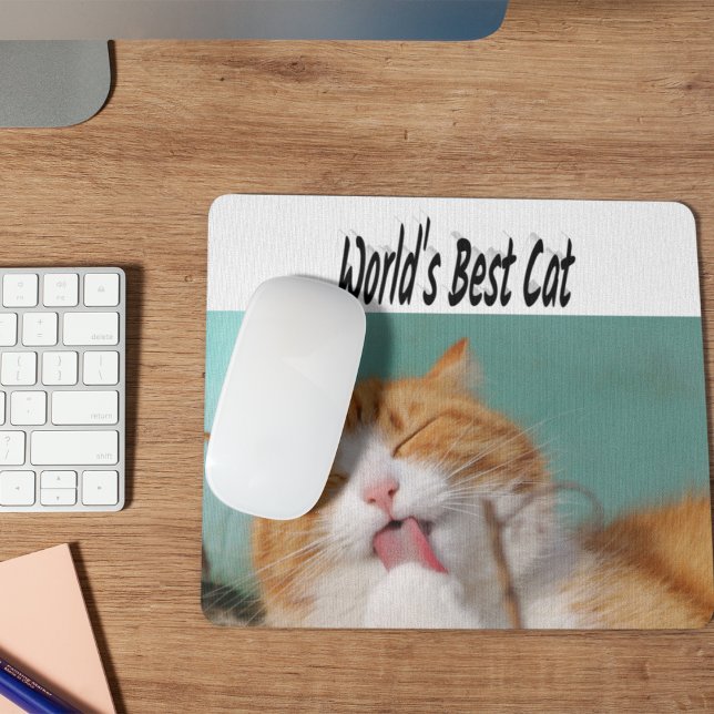Best Cat Photo  Mouse Pad (Creator Uploaded)