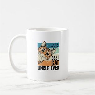 Best Cat Uncle Ever Vintage Cat Lover Design_1 Coffee Mug