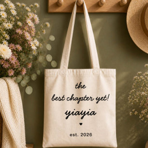 Best Chapter Yet Yiayia Tote Bag
