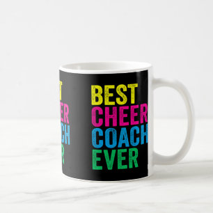 Best Cheer Coach Ever Cheerleading Squad Cheerlead Coffee Mug