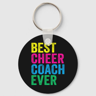 Best Cheer Coach Ever Cheerleading Squad Cheerlead Keychain