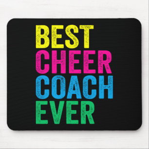 Best Cheer Coach Ever Cheerleading Squad Cheerlead Mouse Pad