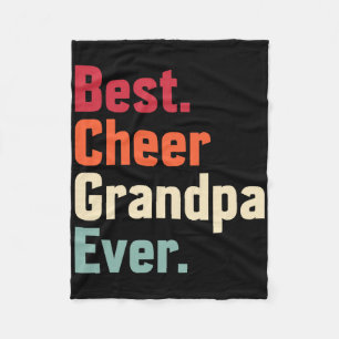 Best Cheer Grandpa Ever - Cheerleader Grandpa Chee Fleece Blanket