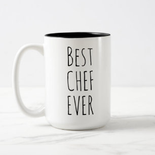 Best Chef Ever Birthday Christmas Thank You Two-Tone Coffee Mug