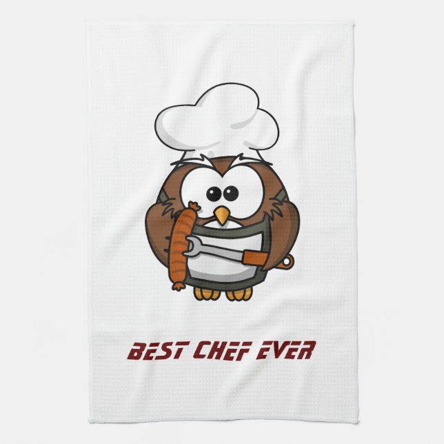 Best chef ever kitchen towel (Vertical)
