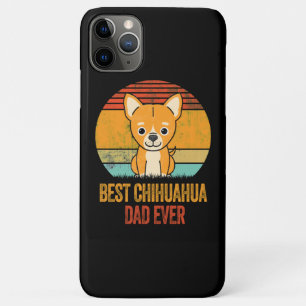 Best Chihuahua Dad Ever Vintage Distressed iPhone 11 Pro Max Case
