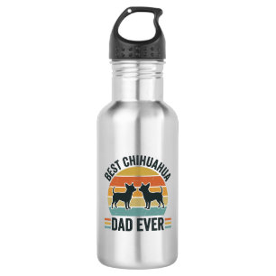 Best Chihuahua Dad Ever Vintage Dog Lover Shirt_1 532 Ml Water Bottle