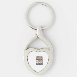 Best Chihuahua Dad Ever Vintage Dog Shirt Design_1 Keychain